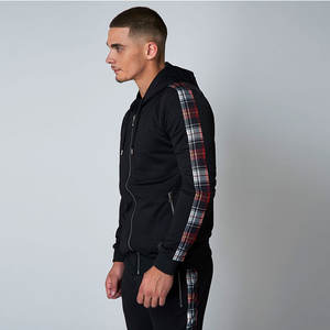 Ensemble de survêtement baggy pour homme en coton 100% de haute qualité, veste zippée et pantalon, coupe-vent respirant, pour l'hiver - Product Image 6