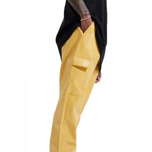 กางเกงหนังผู้ชายน้ำหนักเบา คุณภาพสูง พิมพ์โลโก้ตามสั่ง ปักลาย ระบายอากาศได้ดี ทรงตรง สไตล์ลำลอง ขายส่ง - Product Image 3