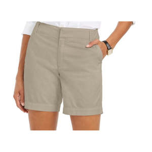 Pantaloncini Casual da Donna Charter Club in Twill Beige, Taglia 14 - Product Image 2