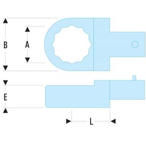 Clés pneumatiques Facom Polygon Drives 9 x 12 mm - Product Image 2