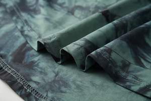 T-shirt à manches courtes, col rond, coupe régulière, élégant, RABUSH SPORTS, pour l'extérieur, l'été, avec ourlet long et incurvé, ajusté aux muscles - Product Image 5