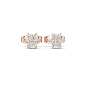 0.156 CT Lab Diamond <b>Stud</b> <b>Earrings</b> VVS-VS EF Clarity 18KT, 14KT, 10KT Gold & 925 Silver Rose, Yellow, White Gold & - Product Image 1