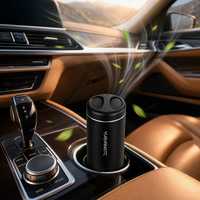 Diffuseur de parfum pour voiture en alliage d'aluminium de qualité aéronautique 280g, double buse, diffusion à 720 degrés, OEM ODM