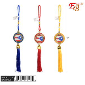 ของตกแต่งจี้รูปธงชาติเปอร์โตริโกขนาด 13 นิ้ว 288 ชิ้น/กล่อง รุ่น 377120 - Product Image 1