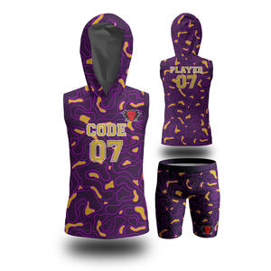 Maillot de football américain sans manches personnalisé 7v7 en Spandex/Polyester imprimé par transfert thermique, haute performance, durable, séchage rapide - Product Image 6