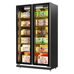 Refrigerador Comercial de Vidrio Completo, Enfriador de Bebidas para Tiendas de Conveniencia, Refrigerador de Almacenamiento, Enfriador con Puerta, Refrigeradores de Exhibición para Supermercados - Product Image 4