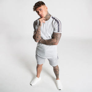 ชุดเสื้อวอร์มผ้าฝ้ายคอโปโลสำหรับผู้ชาย,ชุดวอร์มผ้าฝ้ายแบบคู่ชุดวอร์มแฟชั่นแบบเข้ารูป - Product Image 4