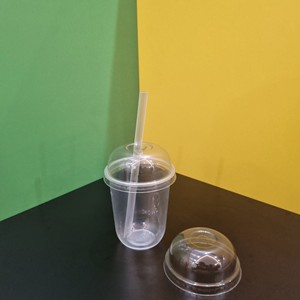 Vaso de plástico PP en forma de U de calibre 95mm de 360/500/700ml, vaso desechable personalizado transparente para bebidas, fabricante Tien Duc - Product Image 3