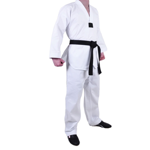 Ensemble d'uniformes de Taekwondo en coton/polyester haute fabrication de costumes uniformes de Taekwondo pour unisexe 2025 - Product Image 2