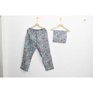 Ropa de Dormir de Algodón Suave y Elegante para Mujer, Estilo Vintage, Ajuste Relajado, Ropa de Noche, Uso Diario, Excelente Precio para Regalo - Product Image 1