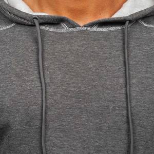 400G couture thermique en gros coton polaire pull à capuche poches kangourou - Product Image 5