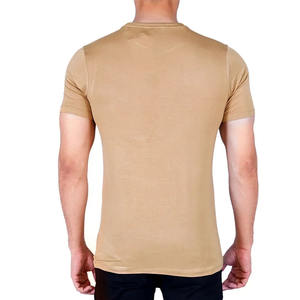 Camiseta de verano de alta calidad para hombre, camiseta sólida de poliéster, ropa usada para hombre, camiseta informal de manga corta con cuello redondo para hombre - Product Image 3