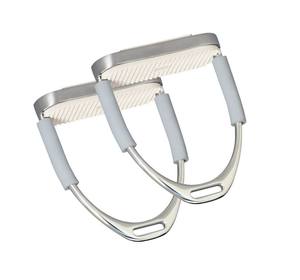 Nouvelle arrivée Trail Riding équestre étriers aluminium léger réglable poignée de sécurité durable OEM usine exportation - Product Image 5