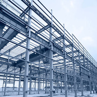 Entrepôt en structure métallique préfabriquée, bâtiment métallique préfabriqué, atelier à toit courbé, hangar industriel en acier à grande portée