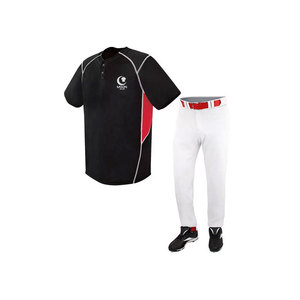 Jersey de béisbol con botones de fabricante de Pakistán Jersey de béisbol de color sólido Jersey de béisbol - Product Image 1