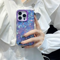 Coque de téléphone motif coque colorée de luxe pour iPhone 11 12 13 14 15 Pro Max 15plus antichoc mode belle coque de protection
