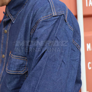 Uniforme de sécurité personnalisé pour l'industrie Chemise de soudage résistant à la flamme OEM Chemise de soudage 100% coton mélangé fr pour pétrole et gaz - Product Image 3