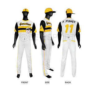 Sublimation complète personnalisée à séchage rapide Uniformes de baseball pour jeunes Pantalon en jersey de baseball en polyester respirant à manches courtes pour adultes - Product Image 6