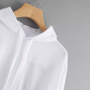 Sudadera Corta Personalizada de Algodón 100%, Estilo Crop Top, Talla Grande, Moda Femenina - Product Image 6