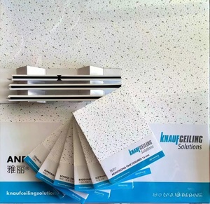 Armstrong Modern Design 60x60 1200x600mm Panneau de laine minérale <span class=keywords><strong>acoustique</strong></span> Carreaux de <span class=keywords><strong>plafond</strong></span> ignifuges pour hôtel appartement <span class=keywords><strong>Faux</strong></span> plafonds - Product Image 6