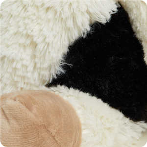 Black & White Cute Cow Warm <b>Microwavable</b> Plush Toy PP Cotton Filled Stuffed Animal Toys - Product Image 6