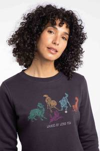 Sudadera de Invierno de Alta Calidad para Mujer, Suave al Tacto, Cuello Redondo, Mangas Largas, para Hacer Ejercicio en el Gimnasio, con Logotipo Frontal - Product Image 4