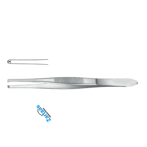 Fórceps de tejido Stille de acero inoxidable de alta calidad 1x2 dientes 15cm / 6 "Fabricante de instrumentos quirúrgicos - Product Image 4