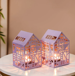 Nuevos candelabros de linterna de Metal de hierro árabe hechos a mano ecológicos decoración del hogar de Navidad para sala de estar al por mayor - Product Image 2