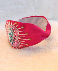 Nouveaux bandeaux perlés à la main en forme de doux rembourré facile à porter avec broderie à la main - Product Image 4