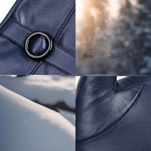 Guantes de Moda Hechos a Medida con Material de Cuero, Logotipo con Impresión, Guantes de Cuero de Alta Calidad para Mujer, Más Vendidos - Product Image 2