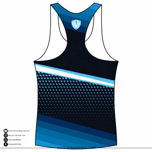 Débardeurs en jersey de coton personnalisés Mawra Premium, design minimaliste, style streetwear, pour la gym, le fitness, les entraînements, sans manches, pour adultes - Product Image 6