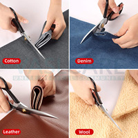 Ciseaux en tissu ensemble de couture sur mesure 10 pouces point de croix robuste multi-usages tricot Mini ressort Action lame Snip Squeeze