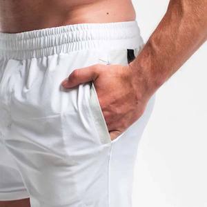 Custom Men's <b>Shorts</b> Lightweight Quick Dry Polyester Cotton Elastic Waist Drawstring Customized Size <b>White</b> Color Men's <b>Shorts</b> - Product Image 6