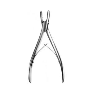 Rongeur crânien manuel en acier de 20 cm à action simple pour la neurochirurgie – Instruments médicaux en gros - Product Image 1