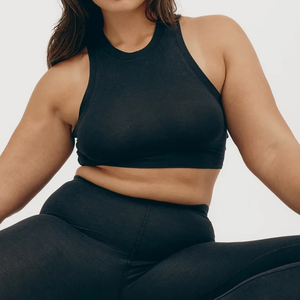 สปอร์ตบราสไตล์เรียบง่ายสำหรับผู้หญิงที่มีการระบายอากาศได้สูงสุดและรองรับแผงตาข่ายขายส่งผลิตในปากีสถาน - Product Image 3