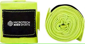 ผ้าพันมือสำหรับฝึกซ้อมสีเขียวมะนาวแบบมืออาชีพ ผลิตจากผ้ากึ่งยืดหยุ่น พร้อมห่วงนิ้วหัวแม่มือในตัว และตัวล็อคแบบตะขอและห่วงที่แน่นหนา - Product Image 6