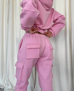 Custom Jogging <b>Jogger</b> Suits for Women Sweatpants and Hoodie Set Tracksuit Women 3 Piece Pants Jogging <b>Jogger</b> Set Women - Product Image 2