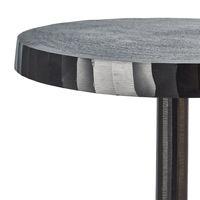 Table Basse Pliante Ronde Moderne en Métal, Meuble de Salon de Luxe pour Petite Maison