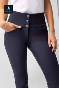 Culotte équestre personnalisée de haute qualité culotte d'équitation féminine jambières d'équitation collants femmes vêtements équestres - Product Image 5