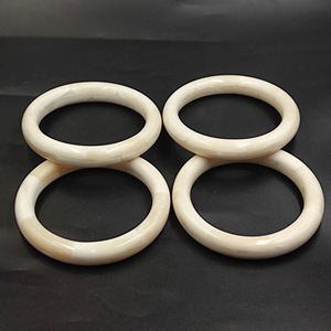 Brazalete de Hueso de Búfalo Natural, Joyería Artesanal de Hueso de Búfalo - Product Image 5