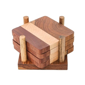 Posavasos de Madera de Diseño Moderno para el Hogar, Posavasos Redondos de la Mejor Calidad, Accesorios de Cocina - Product Image 1