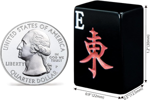 Factory Direct Wholesale Custom Professional Production of High Quality Gift <b>Mahjong</b> Tiles Luxury Black <b>Mahjong</b> <b>Set</b> - Product Image 6