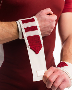 Muñequeras de mano de boxeo de Protección deportiva personalizada multicolor, muñequeras de entrenamiento, muñequeras de prensa para banco de hombros - Product Image 4