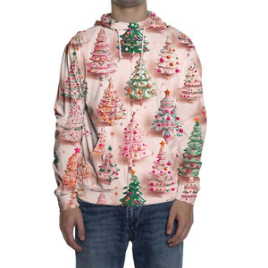 Sudadera con capucha de invierno de ajuste Regular Unisex de gran tamaño con cremallera de lana de alta calidad para hombres 100% bordado estampado de algodón - Product Image 4