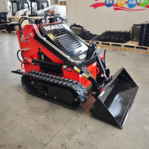 Minicargadora de orugas barata con motor y bomba Honda, marca Honest, precio mayorista - Product Image 4