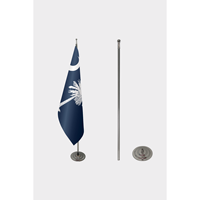 Drapeau d'intérieur personnalisé 3x5 pieds de la Caroline du Sud pour les officiels de l'État, techniques d'impression numérique, matériaux nylon, coton, plastique, sur mesure