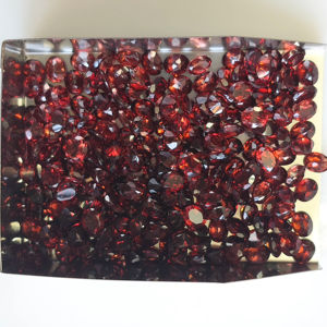 Granate Rojo Natural de 5x4 mm, Corte Ovalado, Piedra Preciosa Suelta de la Mejor Calidad para Joyería, Gemas de Montaña Roja de Origen - Product Image 3