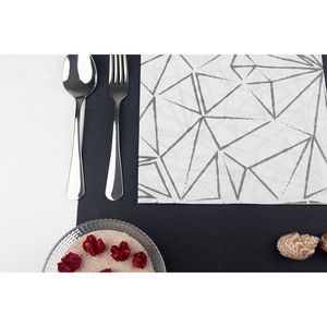 Tovaglioli Bianchi 40x40cm 70gsm con Stampa Originale 600pz B2B - Product Image 3