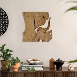 Artisanal En Bois Naturel Mur Art Rustique Sans Cadre Décor pour Moderne Salon Chambre Cuisine Bureau Unique Accent Home Design - Product Image 3