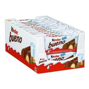 Barras de chocolate Kinder Bueno con oblea crujiente y crema de avellanas, un snack premium al mejor precio. - Product Image 3